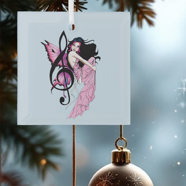 Musiknote Fairy Ornament Aus Glas (Von Creator hochgeladen)