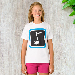 Musiknote Fett Minimalistisches musikalisches Symb T-Shirt