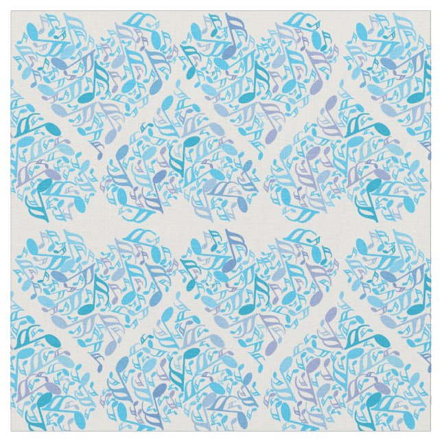 Musiknote Herz Stoff (Nahaufnahme)