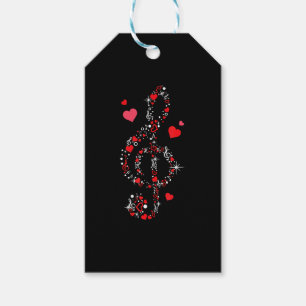 Musiknote Hört Niedlichen Valentinstag Musik Lover Geschenkanhänger
