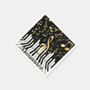 Musiknote Klaviertasten von Luxury Serviette