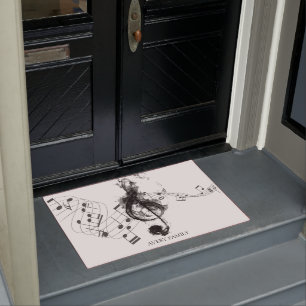 Musiknote Luxus Personalisiert Fußmatte