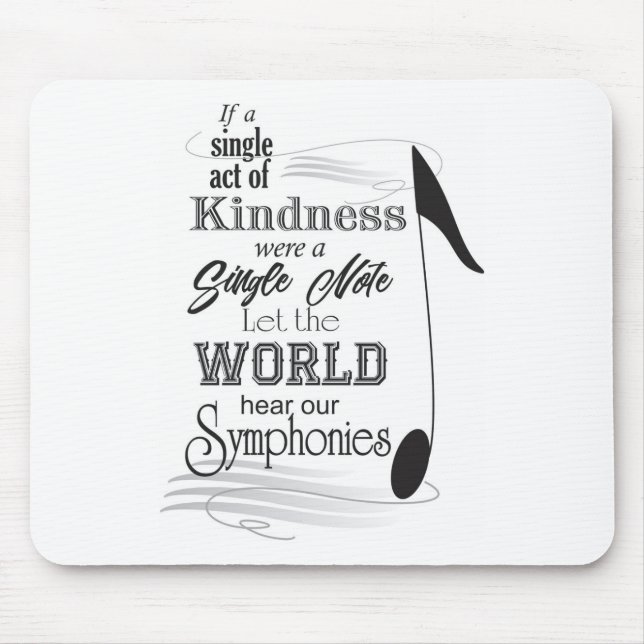 Musiknote Mousepad (Vorne)