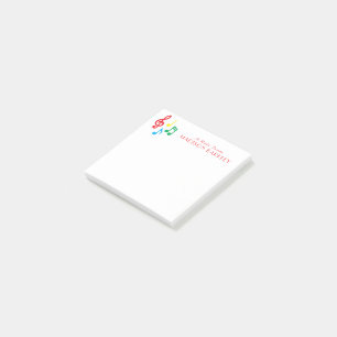 Musiknote Musician Teacher Post-it Klebezettel