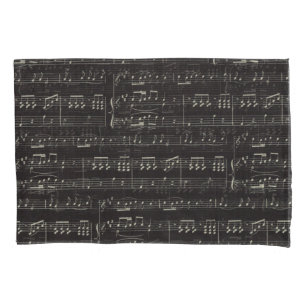 Musiknote Muster-Musik-Thema-Kissen-Kasten Kissenbezug