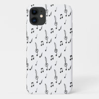 Musiknote Pattern Music Theme Treble Clef