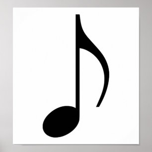 Musiknote Poster