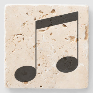 Musiknote Steinuntersetzer