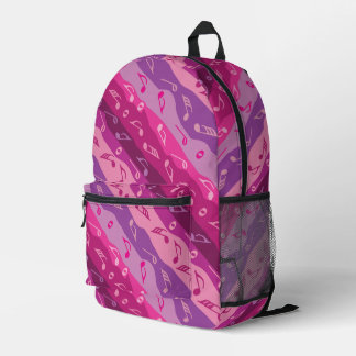 Musiknote Streifen Bedruckter Rucksack