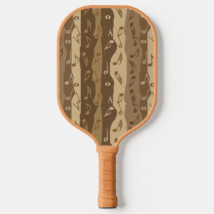 Musiknote Streifen Pickleball Schläger