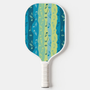 Musiknote Streifen Pickleball Schläger