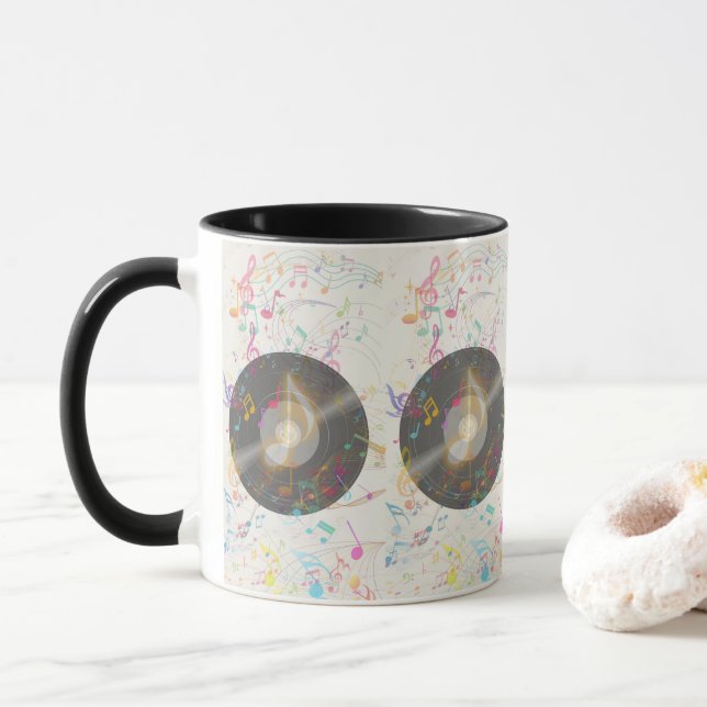 Musiknote Tasse (Mit Donut)
