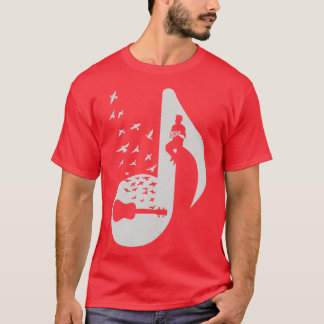 Musiknote Ukulele T-Shirt