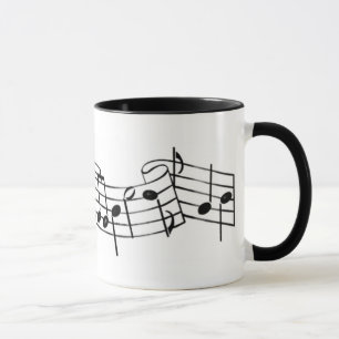 Musiknoten 1 tasse
