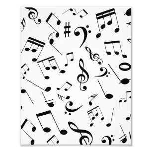 Musiknoten 3 fotodruck