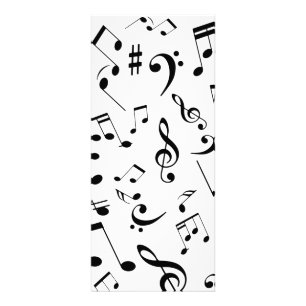 Musiknoten 3 werbekarte