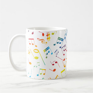 Musiknoten 4 kaffeetasse