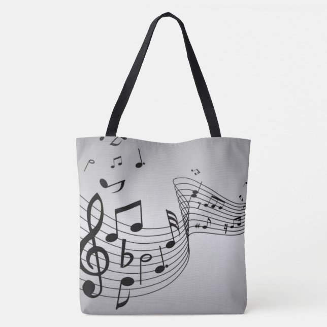 Musiknoten auf Silber (Rückseite)