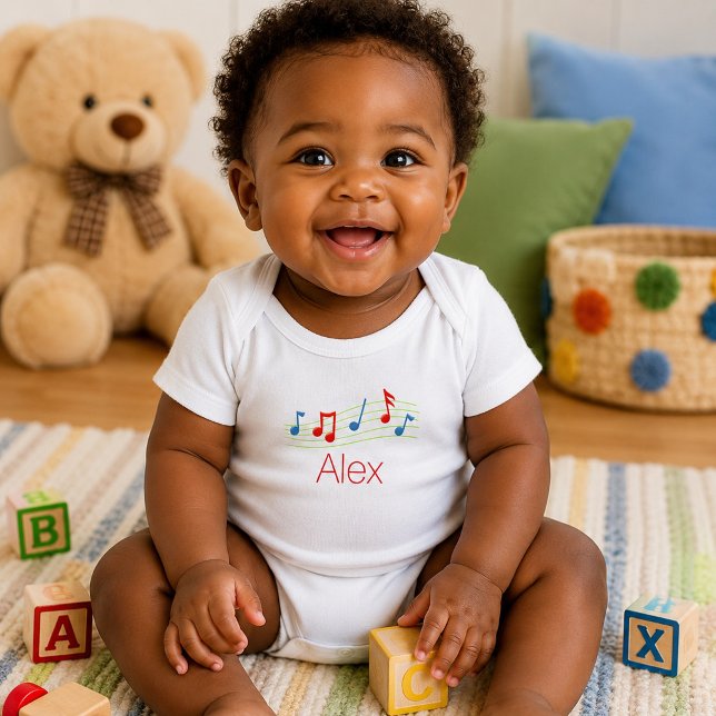 Musiknoten Baby Strampler (Von Creator hochgeladen)