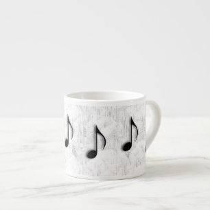 Musiknoten Espresso-Tasse Espressotasse