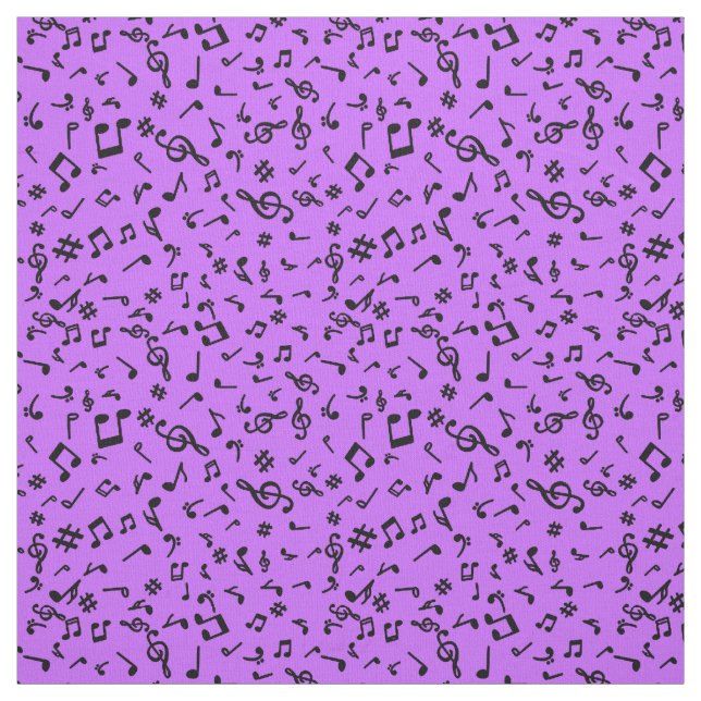Musiknoten Fabric Stoff (Muster)
