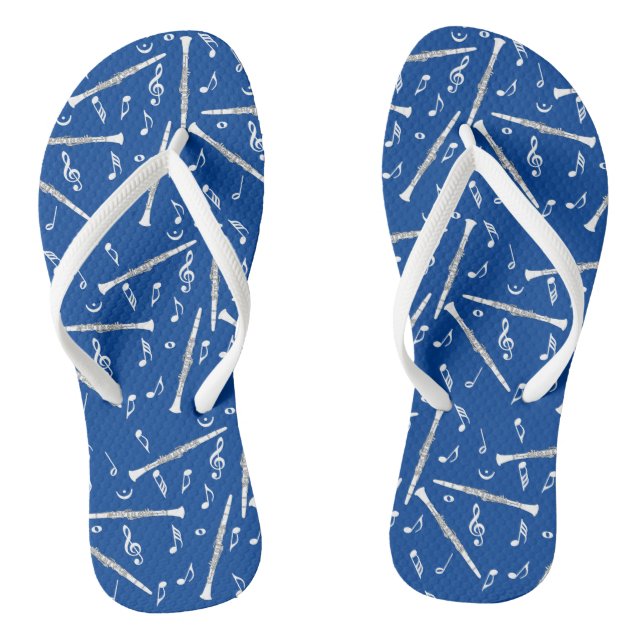 Musiknoten Flip Flops (Fußbett)