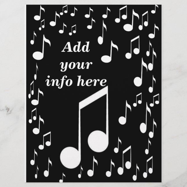 Musiknoten_ Flyer (Vorne)