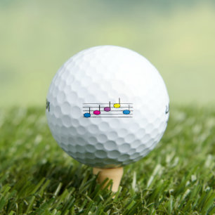 Musiknoten für Musikerinnen und Musiker Golfball