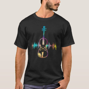 Musiknoten Geschenk für die klassische Musikerin V T-Shirt