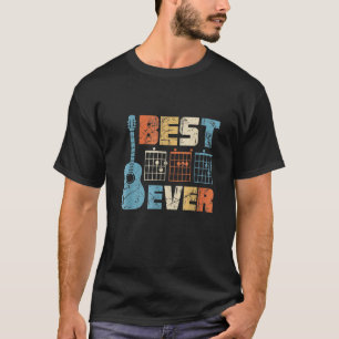 Musiknoten Gitarrenakkorde Musik Bester Vater Alle T-Shirt