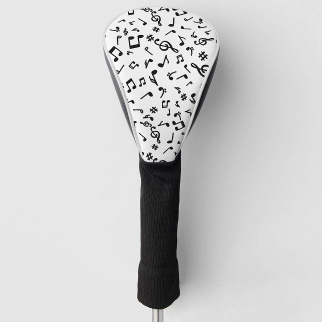 Musiknoten Golf Headcover (Vorderseite)