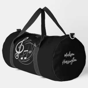 Musiknoten individuelle Name Duffle Bag