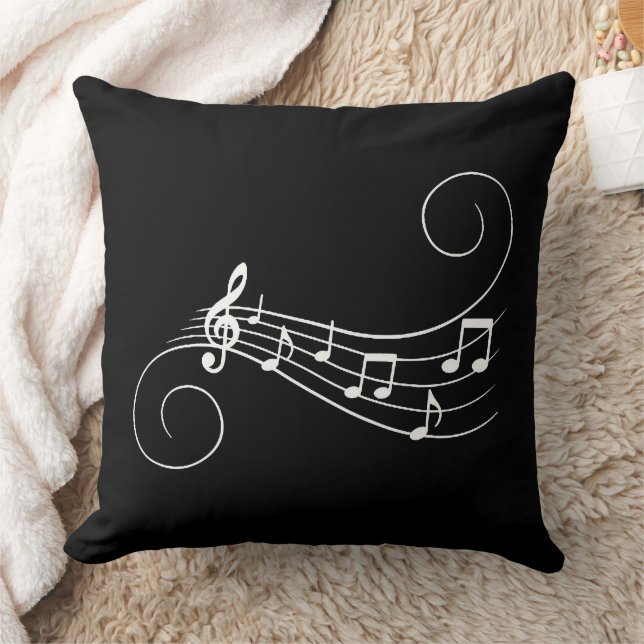Musiknoten Kissen (Decke)