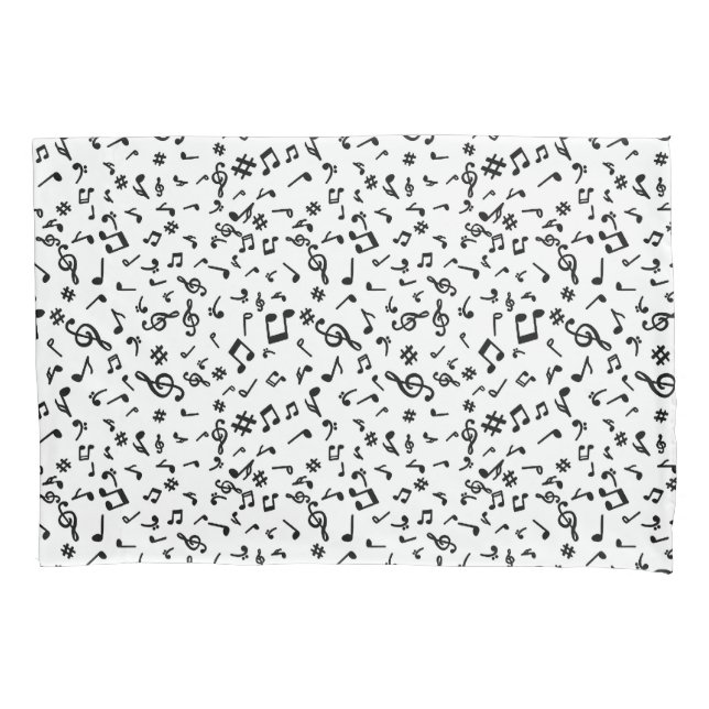Musiknoten Kissenbezug (Vorderseite)