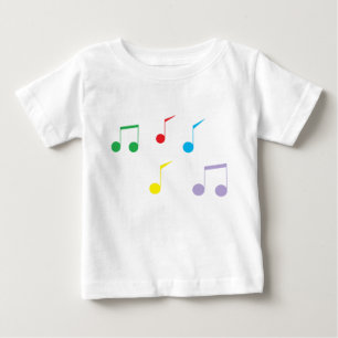 Musiknoten-Kleinkind-langer Hülsen-T - Shirt