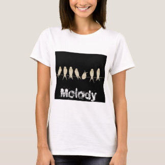 Musiknoten-Lehrer-Büro-Tiervogel-Schicksal T-Shirt
