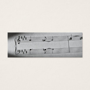 Musiknoten Lesezeichen