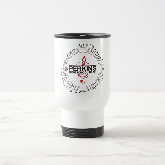 Musiknoten-Logo-Tasse Reisebecher (Mittel)