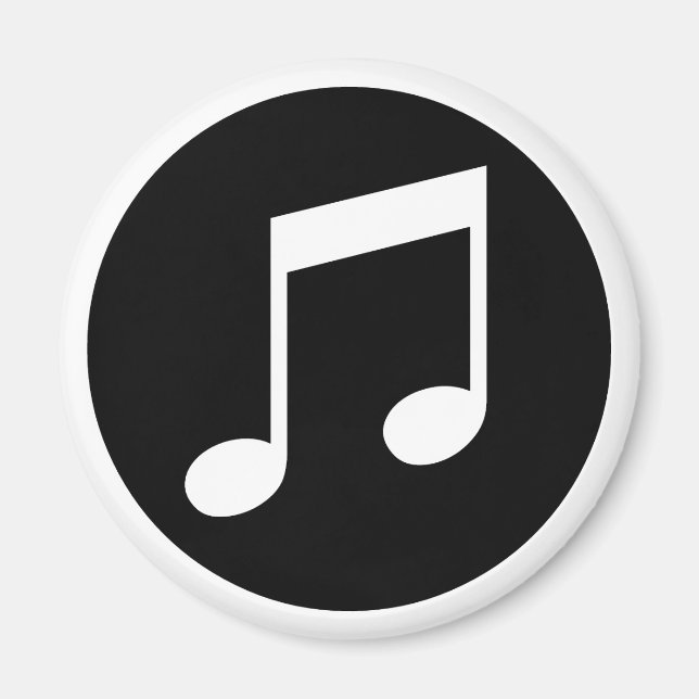 Musiknoten Magnet (Vorne)