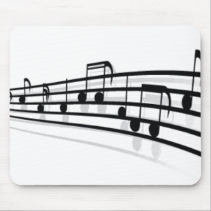 Musiknoten Mousepad