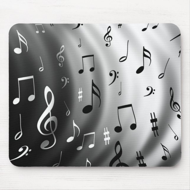 Musiknoten Mousepad (Vorne)