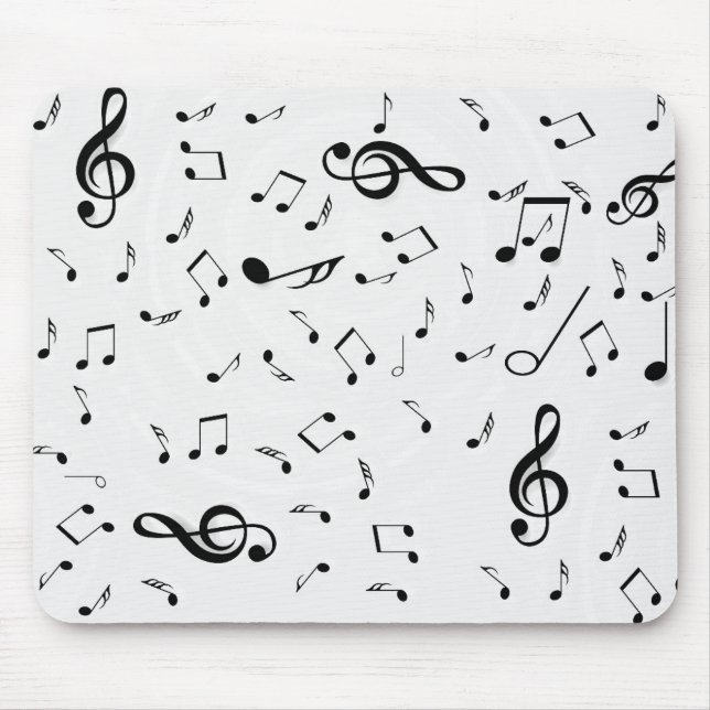 Musiknoten Mousepad (Vorne)