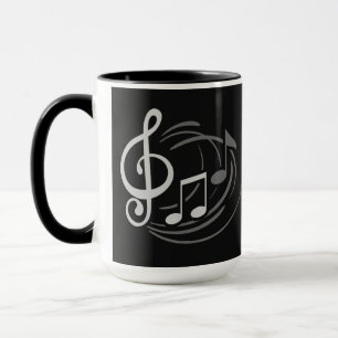 Musiknoten-Name-Tassen Tasse