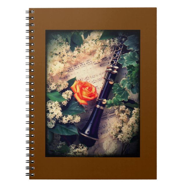 Musiknoten Notizblock (Vorderseite)