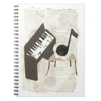 Musiknoten Notizbuch Notizblock