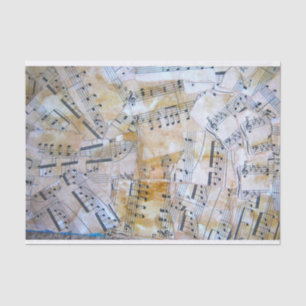 Musiknoten-Papiere Seidenpapier