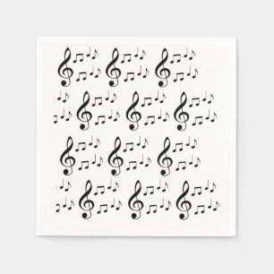 "Musiknoten-" Papierservietten