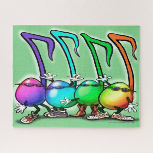 Musiknoten Party Puzzle