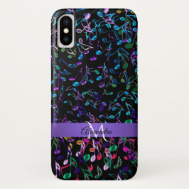 Musiknoten personalisierter iPhone X Fall Case-Mate iPhone Hülle