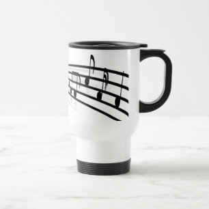 Musiknoten Reisebecher